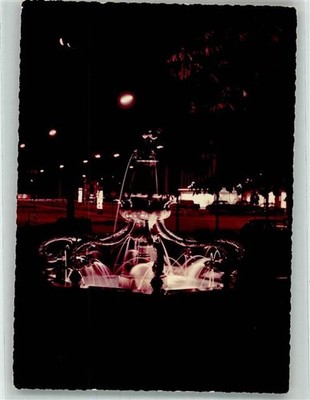 38038354 - 7900 Ulm Fountain at the Museum at Night Place Handwritten Photo