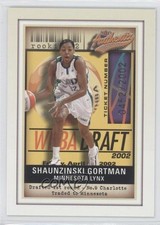 2002 Fleer Authentix WNBA '02 452/2002 Shaunzinski Gortman #109 Rookie RC 0a1