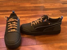 Puma Rebound V6 Skateboarding Open Road Shoes Low-top Black Size 11