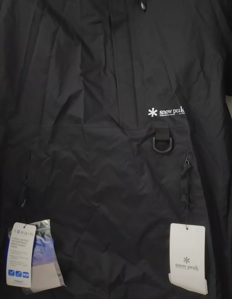 Snowpeak 2.5 L Wanderlust Pullover Jacket, Men's XS, Black