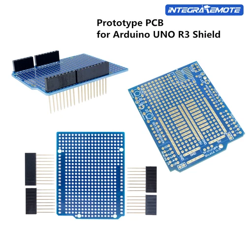 For Arduino UNO R3 Shield Board DIY FR-4 Fiber 2mm +2.54mm Pitch Prototype PCB