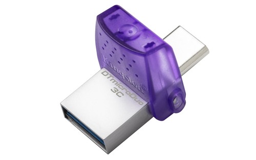 740617328219 Kingston Technology DataTraveler 64GB microDuo 3C 200MB/s dual USB- - Afbeelding 6 van 10