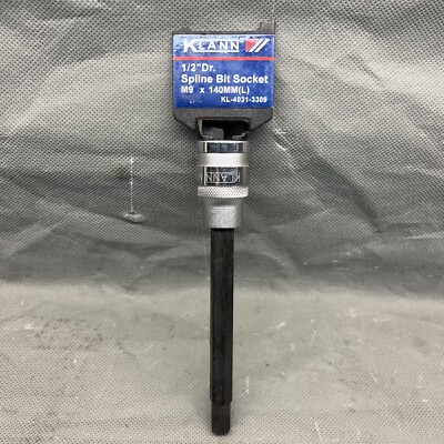 Here Klann KL-4031-3309 1/2  Drive Spline But Socket M9 140mm Long 