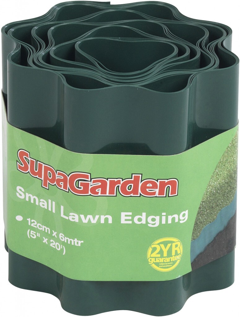 6M Garden Lawn Edging Green Plastic Wave Landscape Edging Flower Bed
