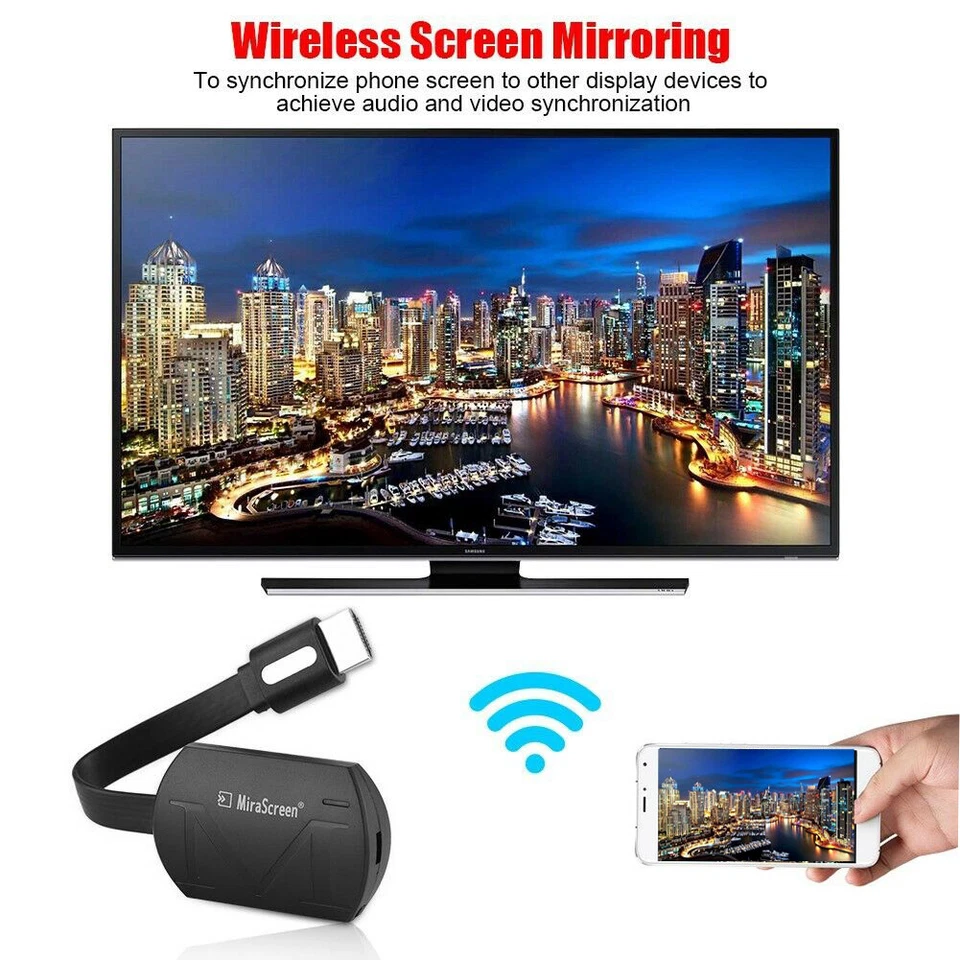 HDMI WiFi Display Dongle DLNA Miracast Airplay Adapter Android iOS Phone to TV - Image 4 of 4