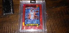 2022 Topps PETE ALONSO RED Cracked Ice 17/20 - All Star Art By Gregory Siff