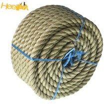 3/4 Inch 100 Feet 3 Strand Twisted Rope PP Manila Rope Wear Resistant