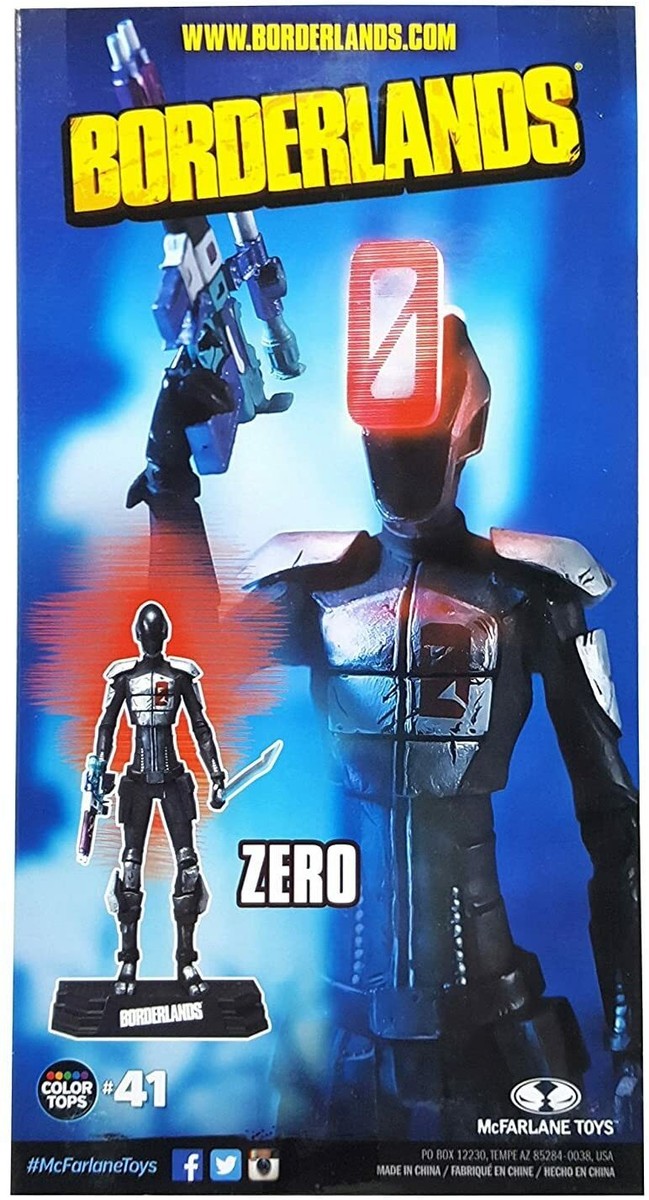 m*g様 ゼロ zero ボーダーランズ フィギュア マクファーレン McFarlane Borderlands Zer0 Zero Action Figure Golden Keys