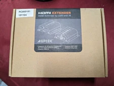 AGPTEK HDMI EXTENDER PC000181  RECEIVER & SENDER 1080P UP TO 50 METERS