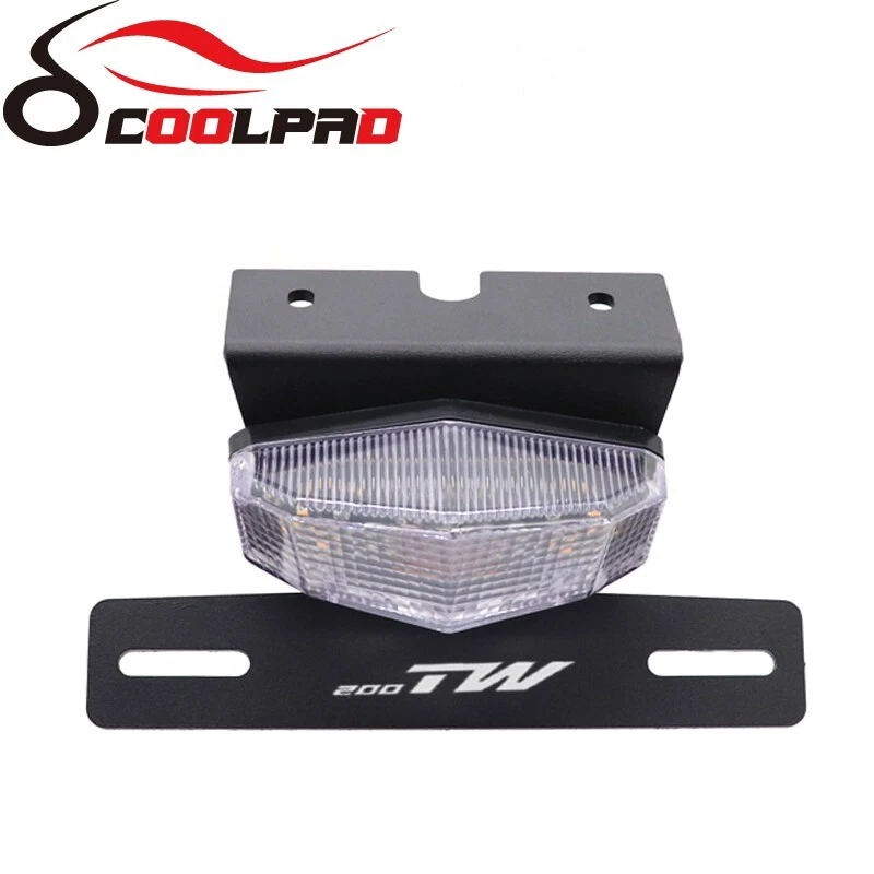 Soporte de matrícula Fender Eliminator cola trasera ordenado para YAMAHA TW200 1989-2023 Foto 3 de 4