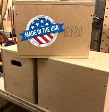 Plyo Box 16x14x12 CUSTOM LOGO Step box MMA Squat, Jump box Crossfit Plyometric