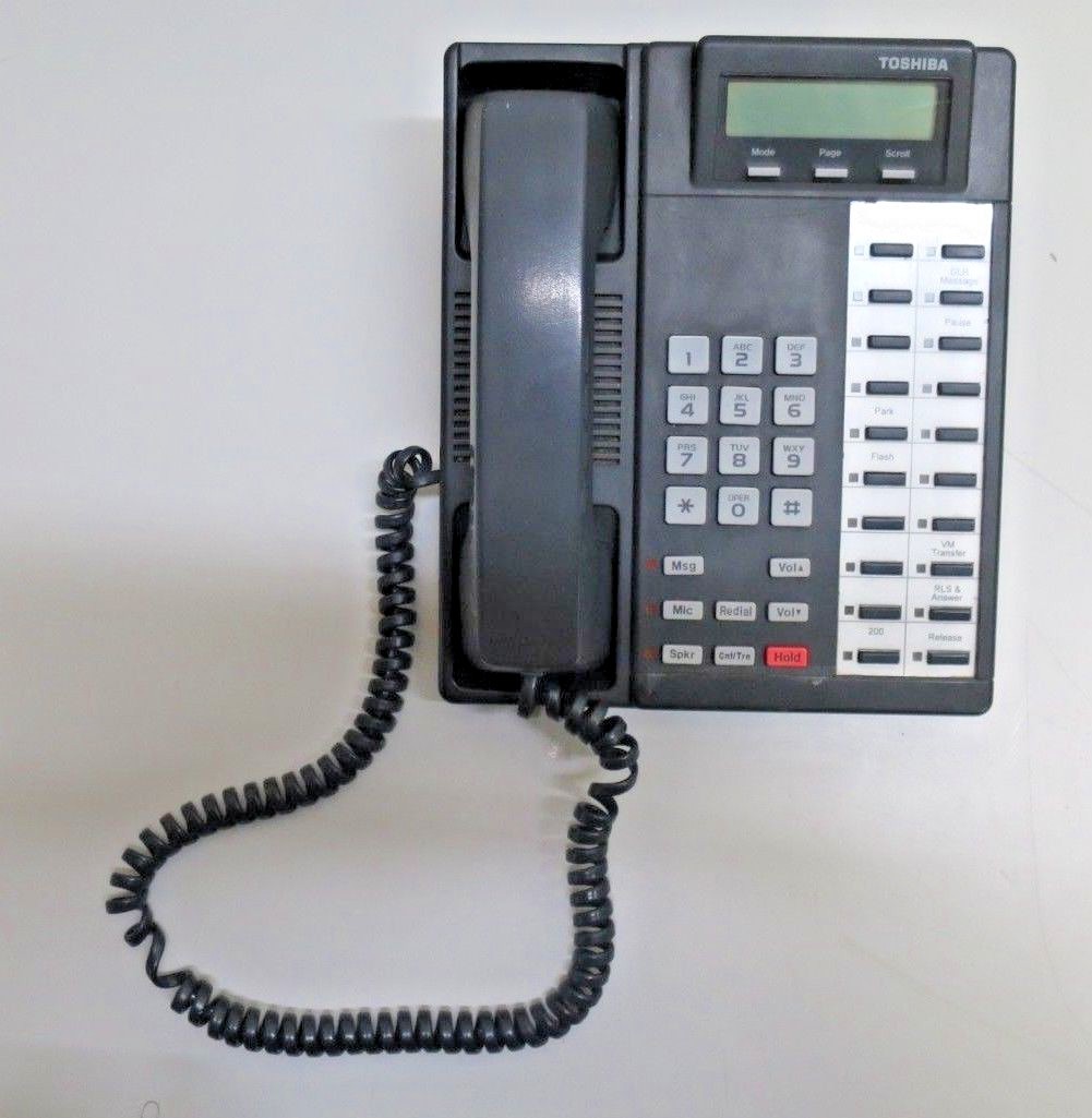 Toshiba Dkt2020-sd DKT2020SD Charcoal Display Speaker Business Phone | eBay