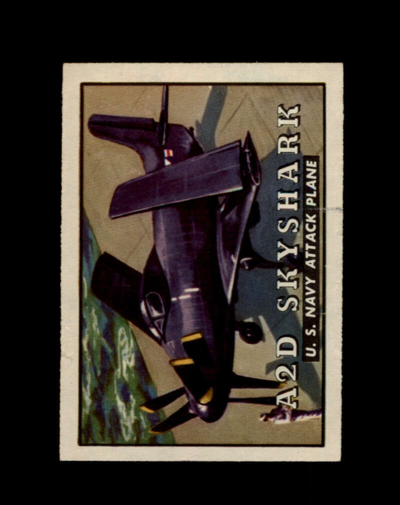 1952 Topps Wings Friend or Foe #089 A2D Skyshark STARX 4 VG