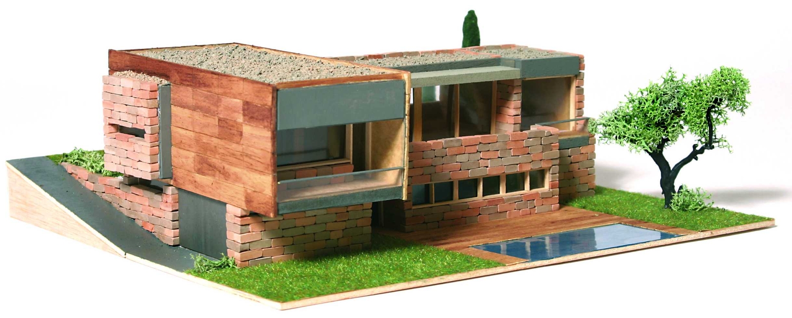 Domus 40600 Maison Mura décor miniature pour circuit de train HO