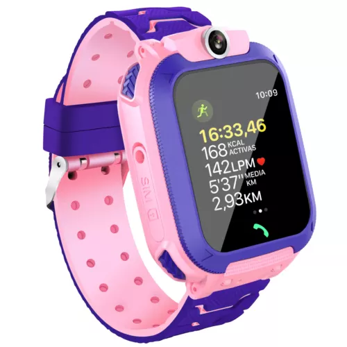 Kinder Telefonuhr Smartwatch GPS LBS Uhr SOS SIM Wasserdicht Kids Armbanduhr - Bild 10 von 11