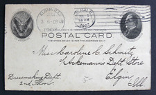 TIMBRE ETATS-UNIS / USA : ENTIER POSTAL McKINLEY 1843/1901 Oblitéré de 1907 - BE