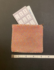  Vintage  One of the kind Handmade Zipper Beaded Purse from Japan USED 