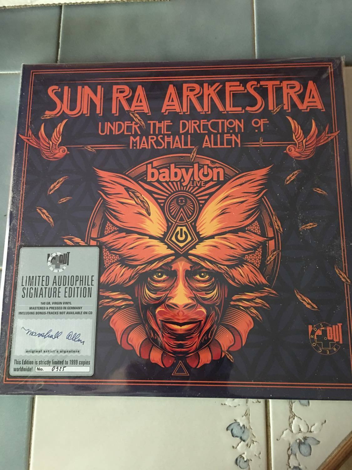 SUN RA ARKESTRA Sealed Ltd 2024 AUTOGRAPHED LIVE AT BABYLON 2 VINYL RECORD SET