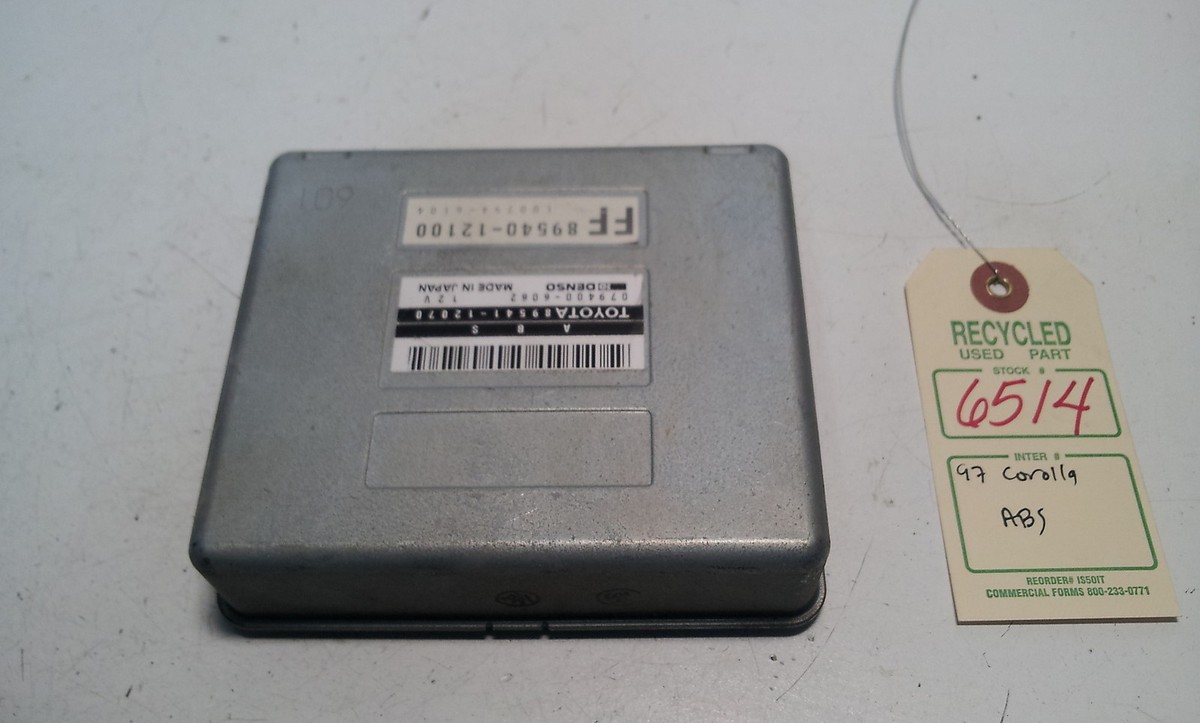 1997 Toyota Corolla ABS Control Module OEM 89541-12070 #6514 | eBay