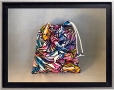 Gymnastics Leotard Grip Bags / Multi Stained Glass Gymnasts Birthday Goody Bag