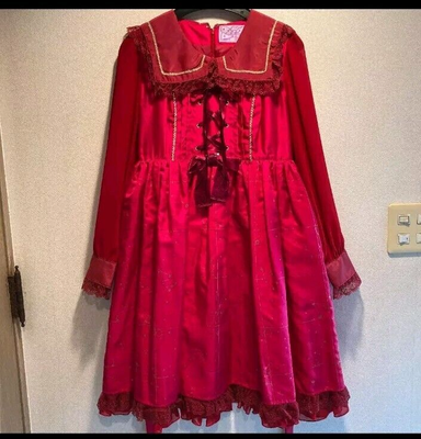 Angelic Pretty Angelic Pretty Twinkle Sky Red One Piece Dress | eBay