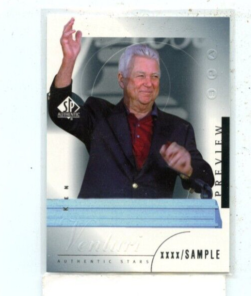 KEN VENTURI 2001 Upper Deck Golf SP Authentic Preview Sample #45