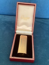 ACCENDINO CARTIER PARIS PLACCATO ORO IN SCATOLA ORIGINALE