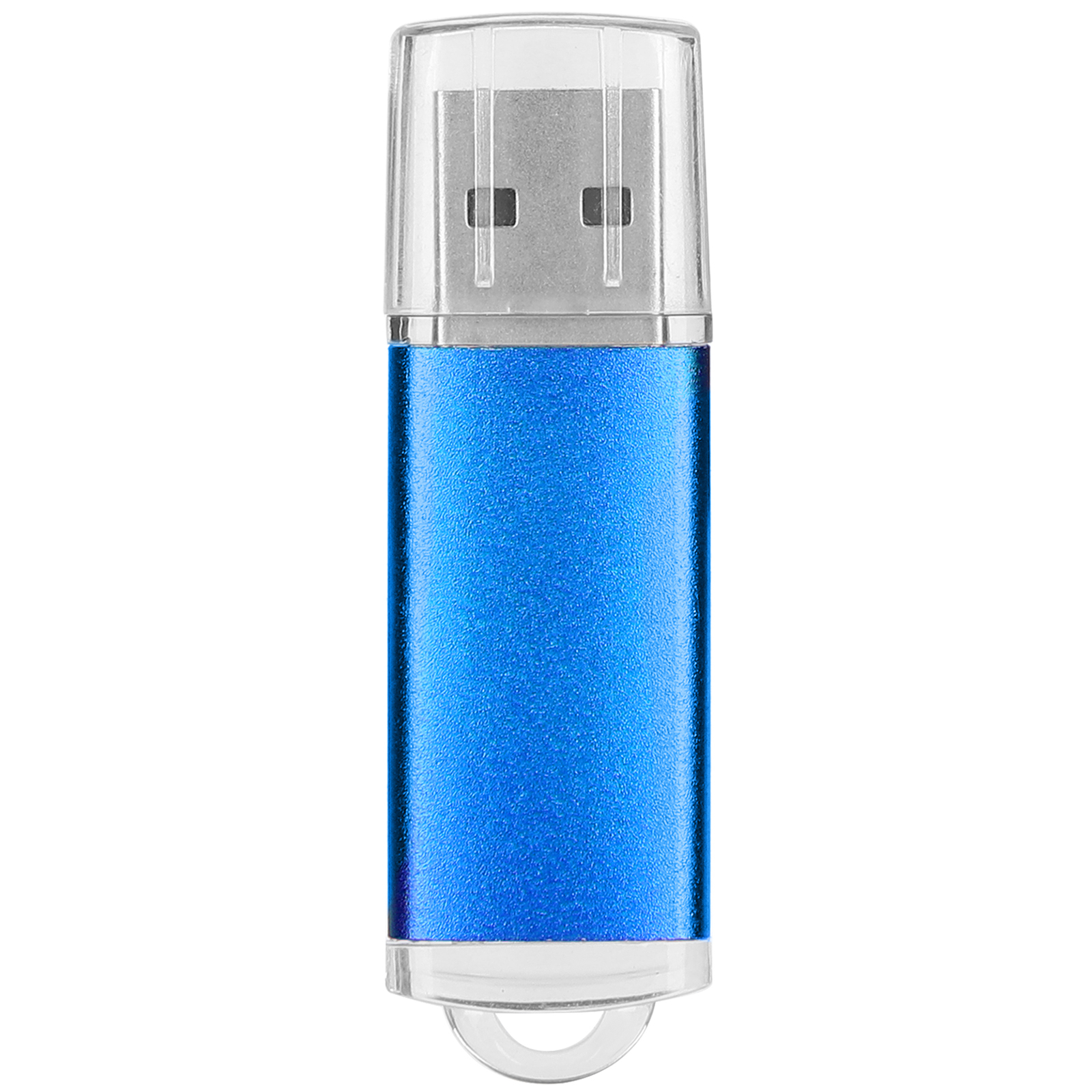 USB Flash Drive Transparent Cover Blue Portable Storage For PC T ❥-image