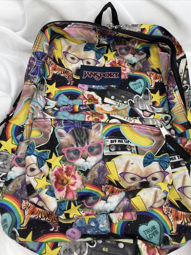 Jansport Backpack Dogs Cats Tigers 