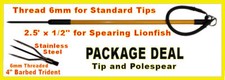 Lionfish Lion Fish Pole Spear Sling 6mm End c...