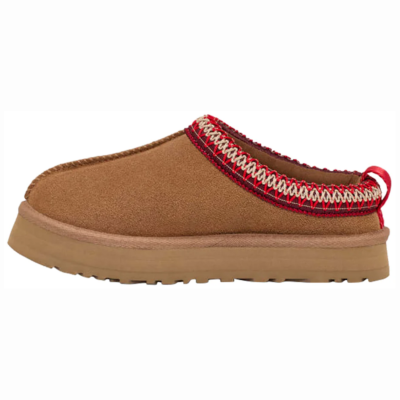 Tazz II UGG Women’s Chestnut Slip-On Clog with Red Accent Womens UGG® Tazz II Platform Slipper - Chestnut | Journeys main image 2