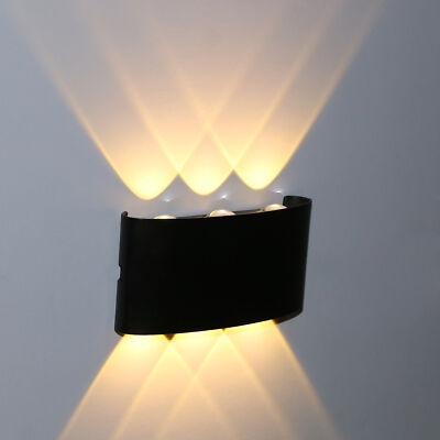 Outdoor/Indoor 6W/18W LED Wall Mount Light Fixture Waterproof Up/Down ...