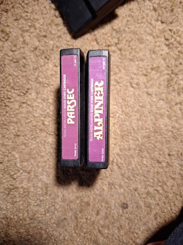 Parsec & Alpiner TI-99/4A Computer PHM 3056 Vintage Vid Game Cartridge ...