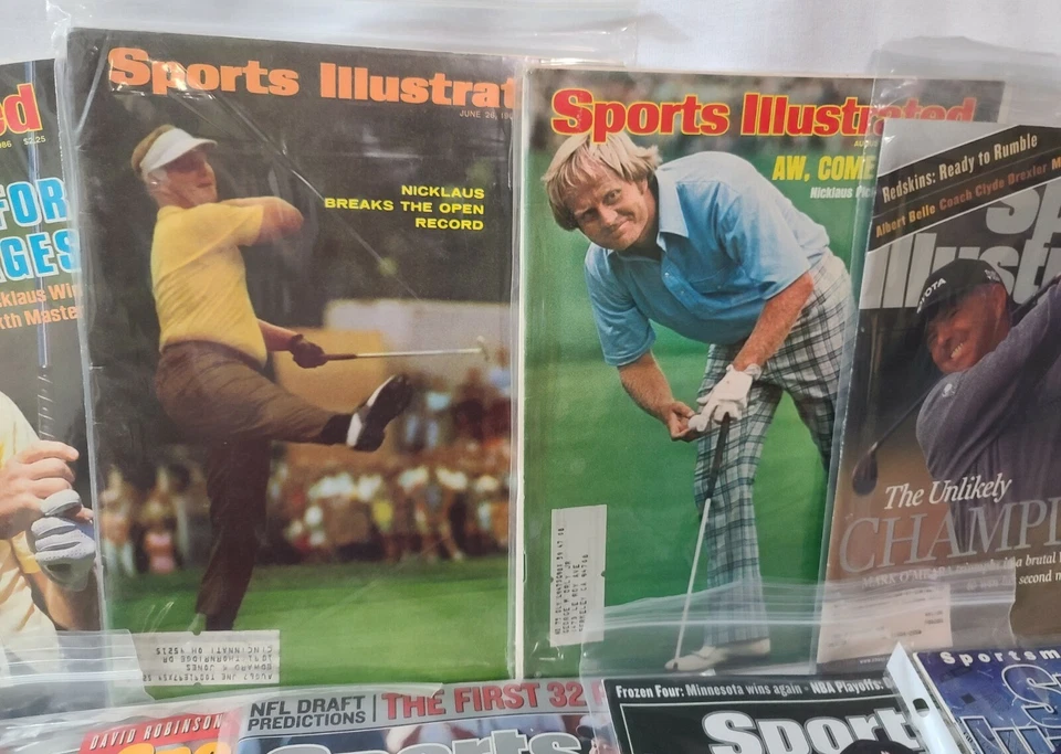 (11) Revistas de golf vintage con ilustraciones deportivas Nicklaus/Maderas/Weir + Foto 3 de 4