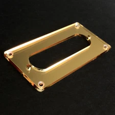 Guitar Parts CONVERSION PICKUP MOUNTING RING Humbucker Single Coil - GOLD MIRROR