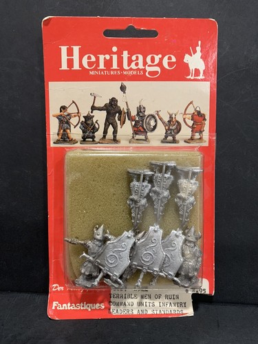 Heritage Miniatures - Terrible Men of Ruin - 1039 Command Units Infantry - New