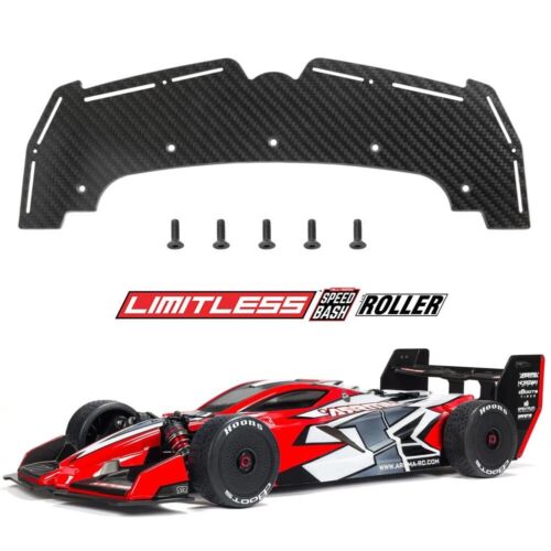 Carbon Fiber Front Splitter Bumper ARA320718 For ARRMA 1/7 LIMITLESS V2 6S BLX - Picture 1 of 6