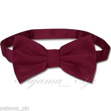 Classic New BURGUNDY Men's Pre-tied Bowtie Bow tie wedding Party Prom