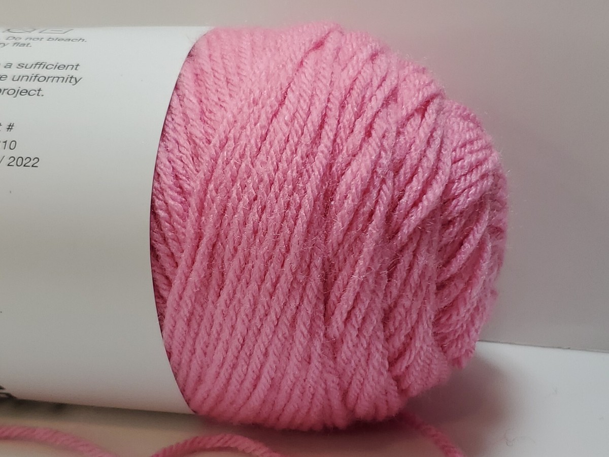 Big Twist Acrylgarn - 300 M Babyrosa, Weich & Perfekt Zum Stricken & Häkeln