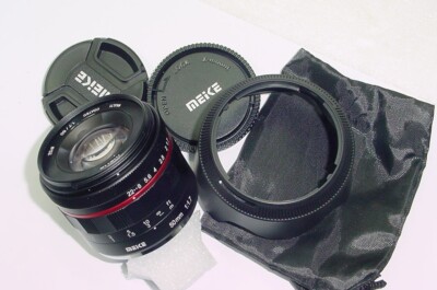 Meike 50 mm F/1.7 Standard Fixed Manual Focus Vollformat Objektiv für Fujifilm X