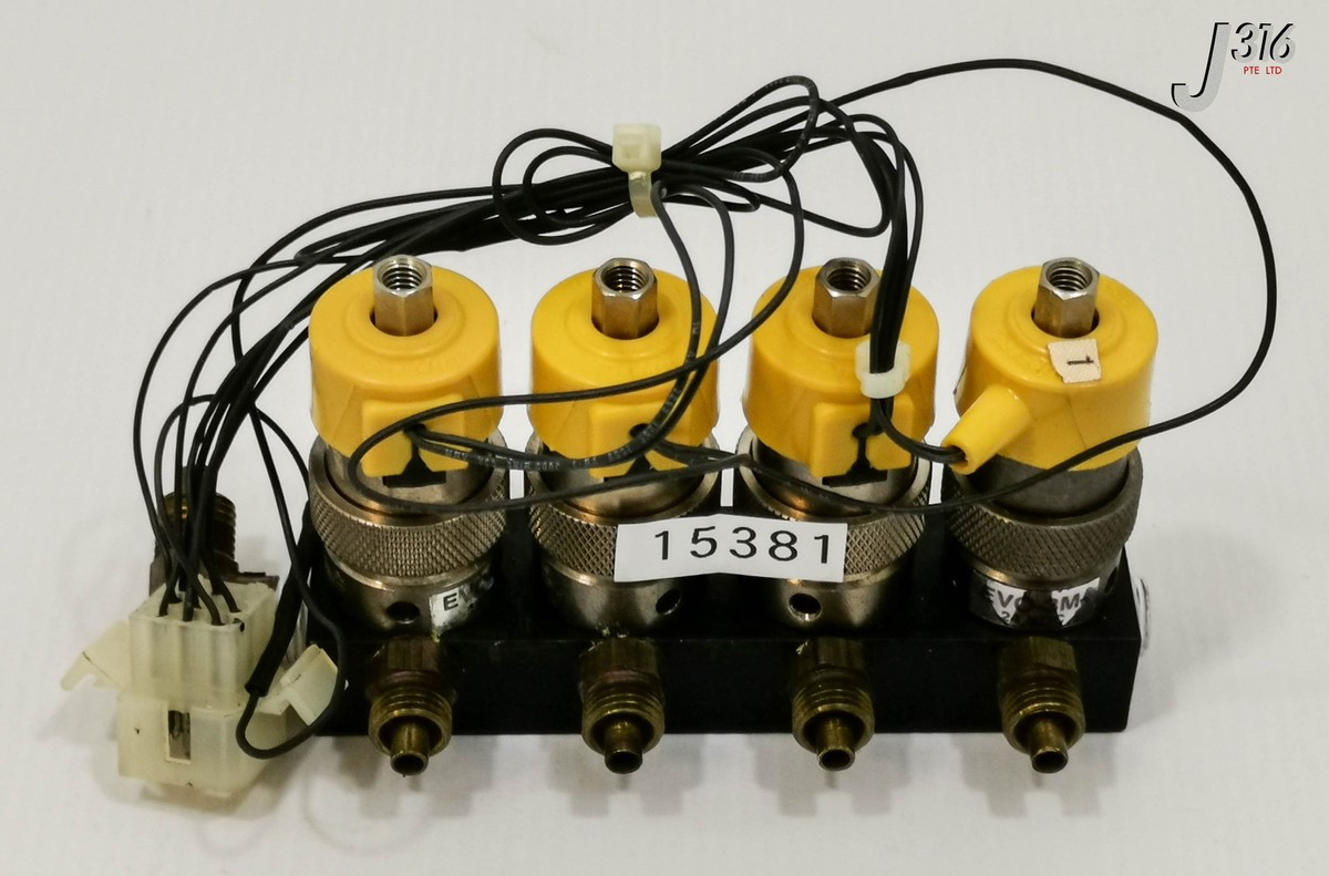 E 15381 CLIPPARD 4 SLOT VACUUM VALVE MANIFOLD, SOLENOID VALVE EVO-3M