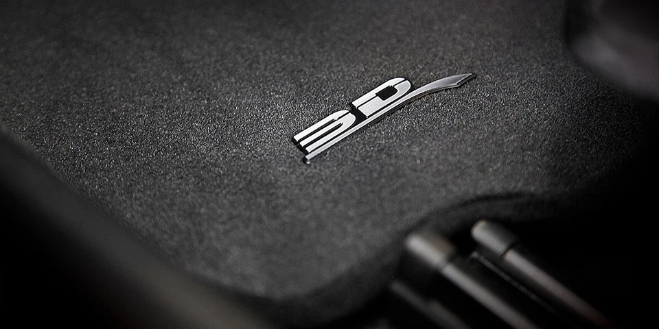 Alfombrilla 3D MAXpider 12-18 para Ford Focus negra elegante primera segunda fila 2 ojales Foto 3 de 4