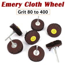 Abrasive Sanding Flap Wheel Mop Discs Sandpaper 80/120/240/320/400# Rotory Tools