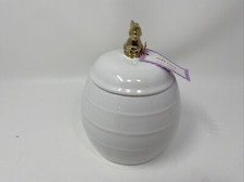 Salt Cave Gold Bunny 7x4in Ceramic Canister BB02B01002