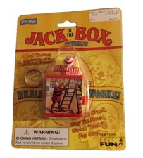 Jack in the Box Keychain- 1998 Pocket Mini Basic Fun 561-0 Brand New Rare