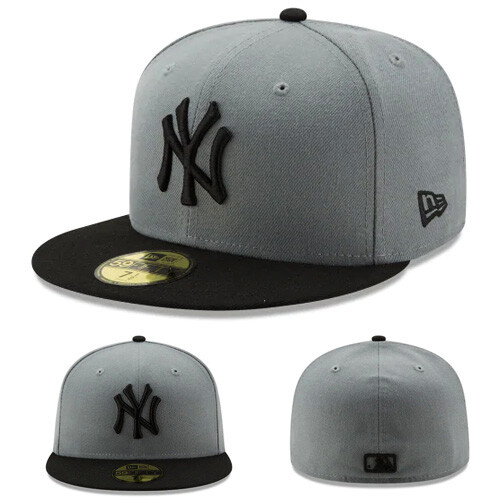 Grey Kids 5950 Fitted Hat Youth Child 