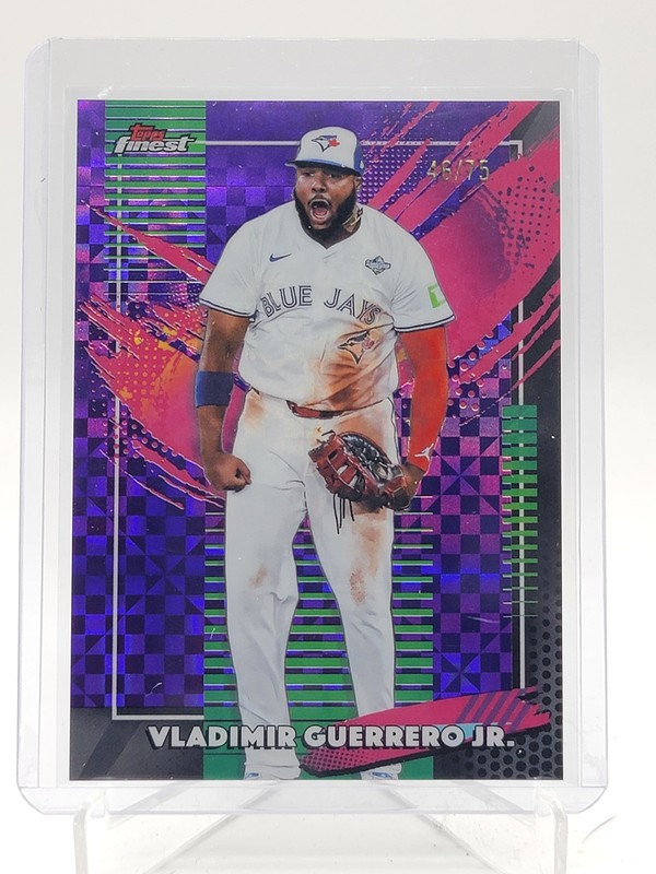 VLADIMIR GUERRERO JR 2026 TOPPS FINEST RARE PURPLE X-FRACTOR /75 #300 Q3967