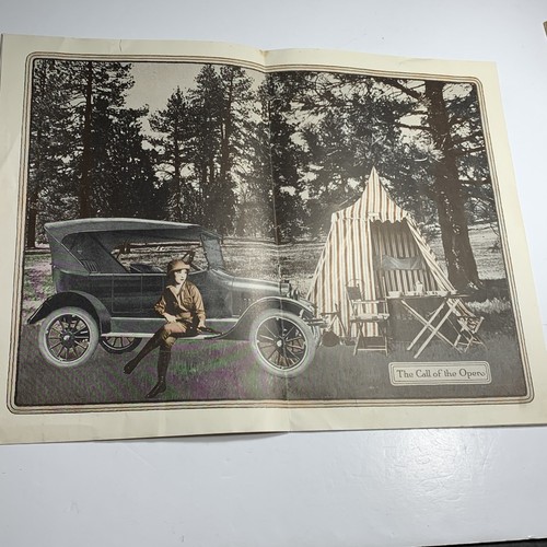 1922 Chevrolet Review Auto Car Booklet Pretty Lady Swimsuit Illustration Cars - Picture 7 of 12