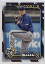 2024 Topps Series 1 Independence Day 32/76 Brad Keller #140 0m0