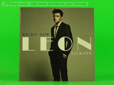LEON JACKSON RIGHT NOW (629) 13 Track CD Album including Picture Sleeve SIMCO